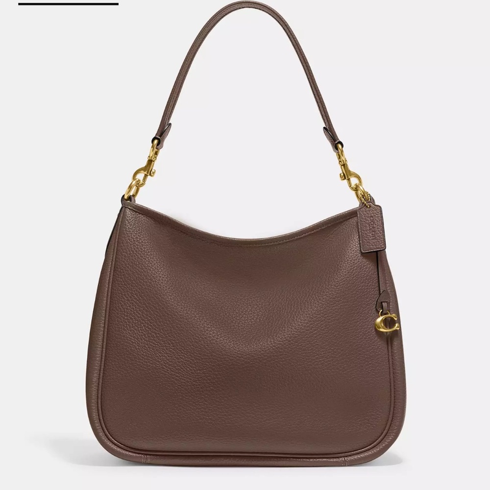 Coach Cary shoulder bag with soft pebble leather.